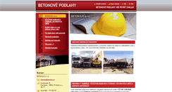 Desktop Screenshot of betonovepodlahy.org
